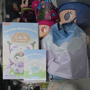 Sanrio Fox Island Vinyl Figure in Purple and Blue